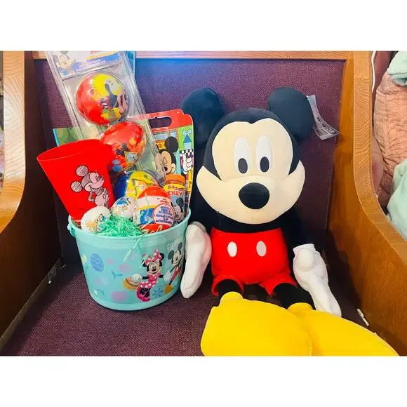 Mickey Mouse Easter bundle 24 inch large Mickey Pillow Buddy, kit ,red cup - Picture 9 of 9